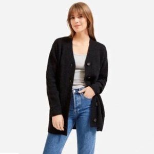 Everlane oversized alpaca cardigan sweater